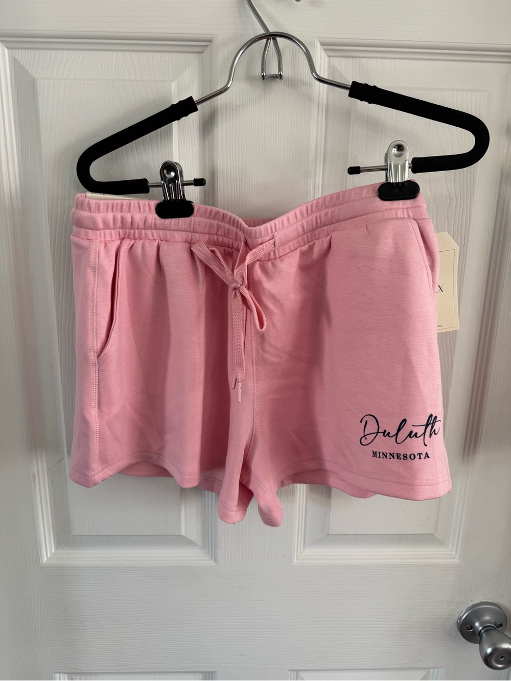 Pink Duluth Minnesota Logo Lounge Shorts